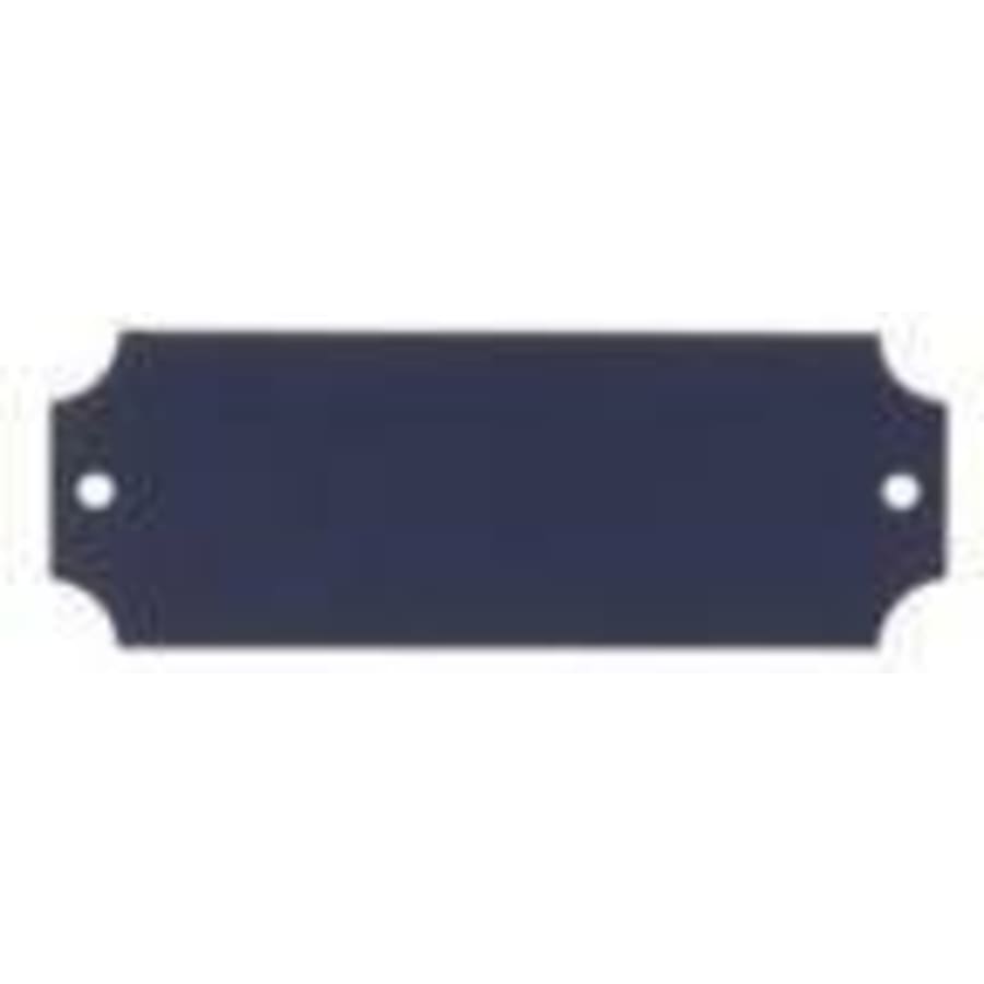 Perpetual Plates, Die-Cut Discs and Sublimation Tags (Packs) - 2 1/2" x 7/8" Laserable Black Aluminum Perpetual Plate