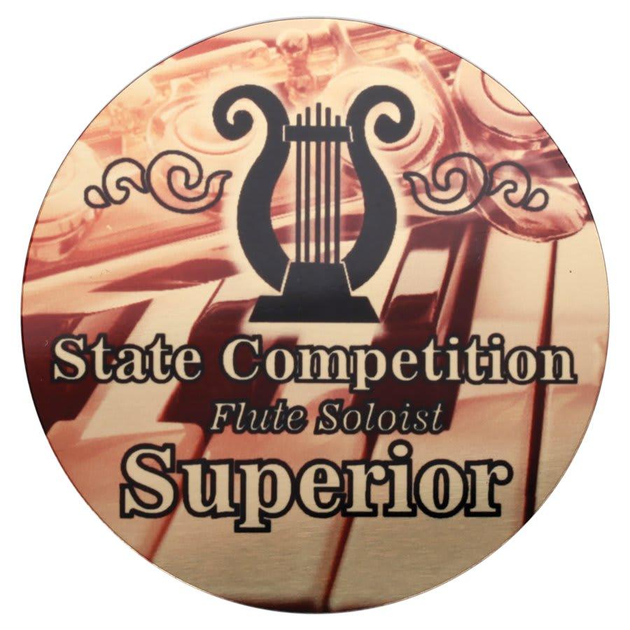 Perpetual Plates, Die-Cut Discs and Sublimation Tags (Packs) - 2" Satin Gold Aluminum UltraSub Disc