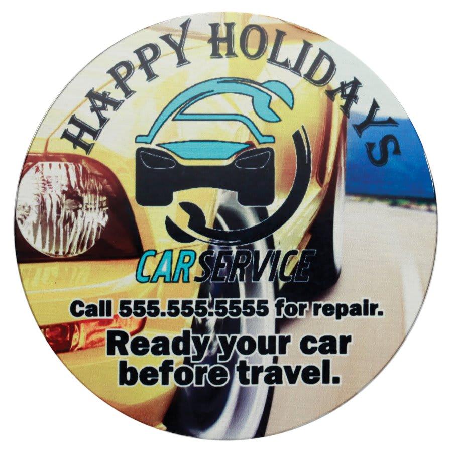 Perpetual Plates, Die-Cut Discs and Sublimation Tags (Packs) - 2" Satin Silver Aluminum UltraSub Disc