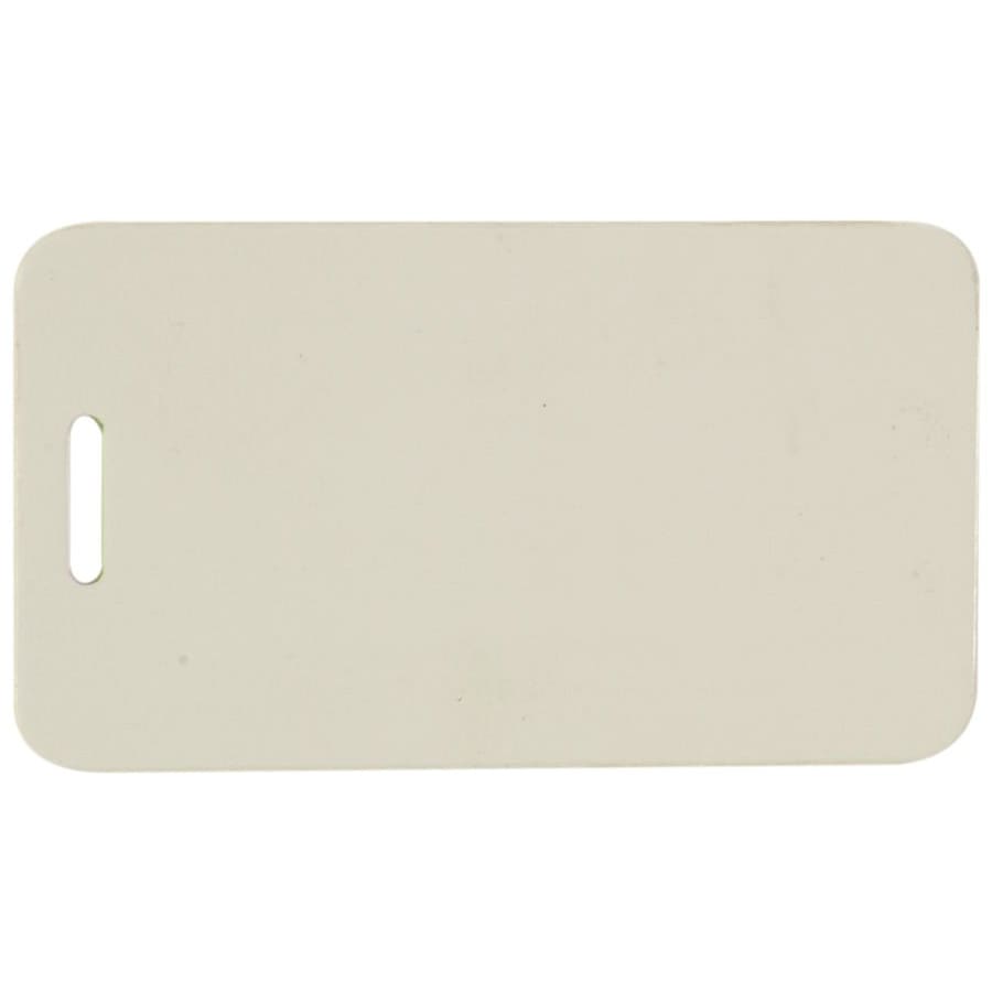 Perpetual Plates, Die-Cut Discs and Sublimation Tags (Packs) - 2" x 3 1/2" White Sublimatable Rectangle Luggage Tag