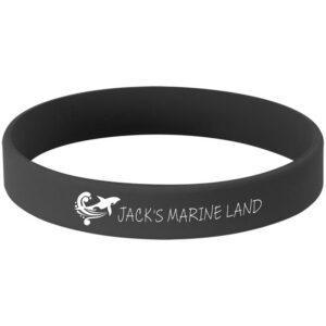 Personalized 3 3/4" Black/White Bracelet
