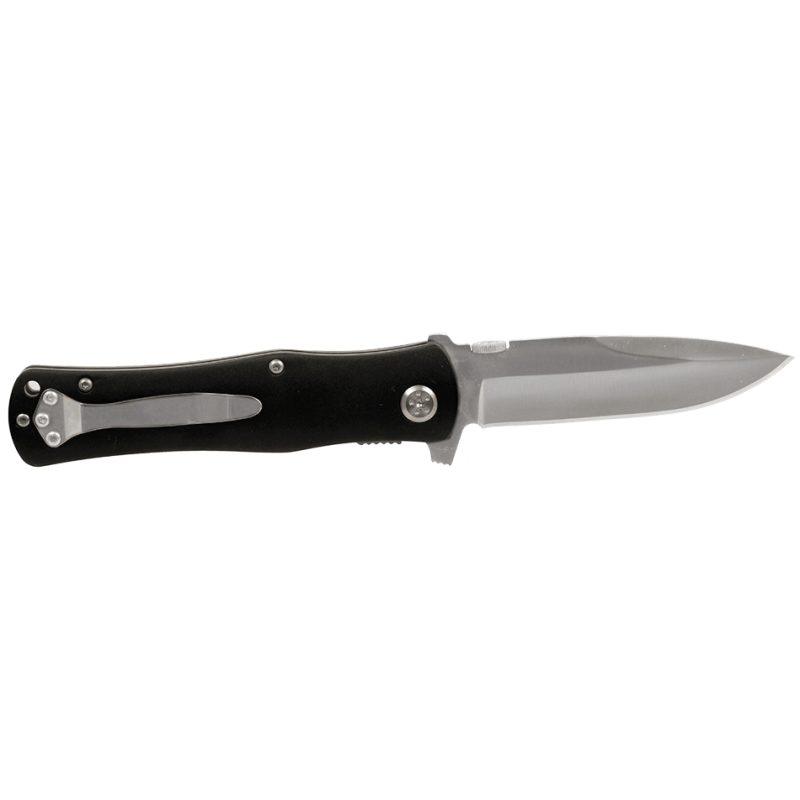 Personalized 4 1/2" Black Anodized Aluminum Handle Knife