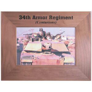 Personalized 4" x 6" Genuine Walnut Picture Frame