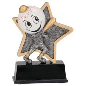 Personalized 5" Baseball Little Pal Resin
