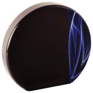 Personalized 5" Round Blue Vapor Acrylic