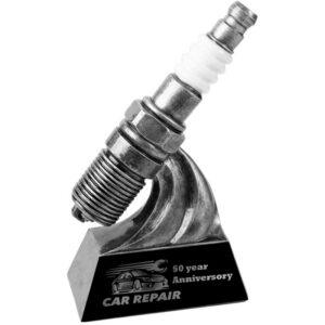 Personalized 6" Spark Plug Car Show Resin