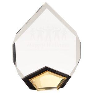 Personalized 7" x 9" Gold Marquis Acrylic