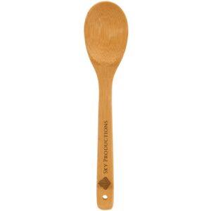 Personalized Bamboo Cooking Utensil, Engraved - Bamboo Spoon
