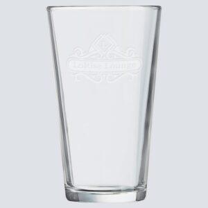 Personalized Beer Glass & Beer Mug - 16 oz. Pint Mixing Glass