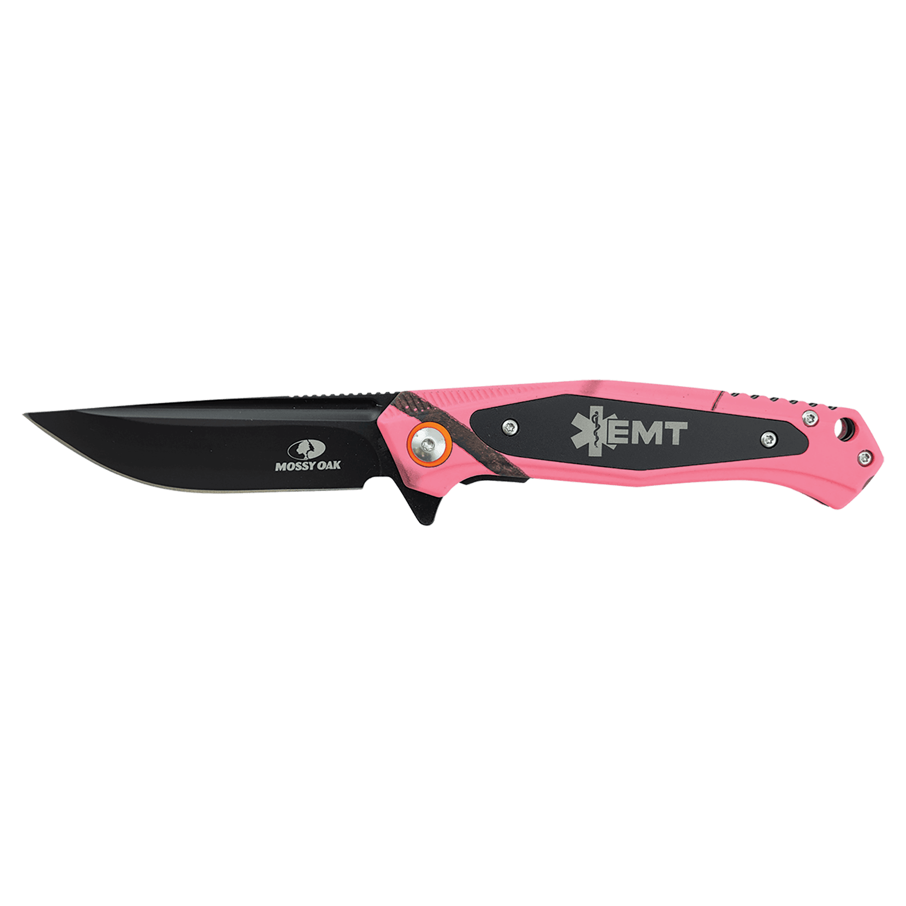 Personalized Bison River Camo Pocket Knife – Pink Camo