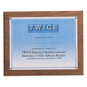 Personalized Certificate Plaque (Holds 8 1/2" x 11")