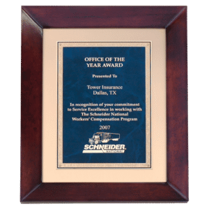 Personalized Executive Framed Plaque