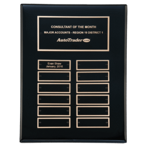 Personalized High Gloss Perpetual Plaque