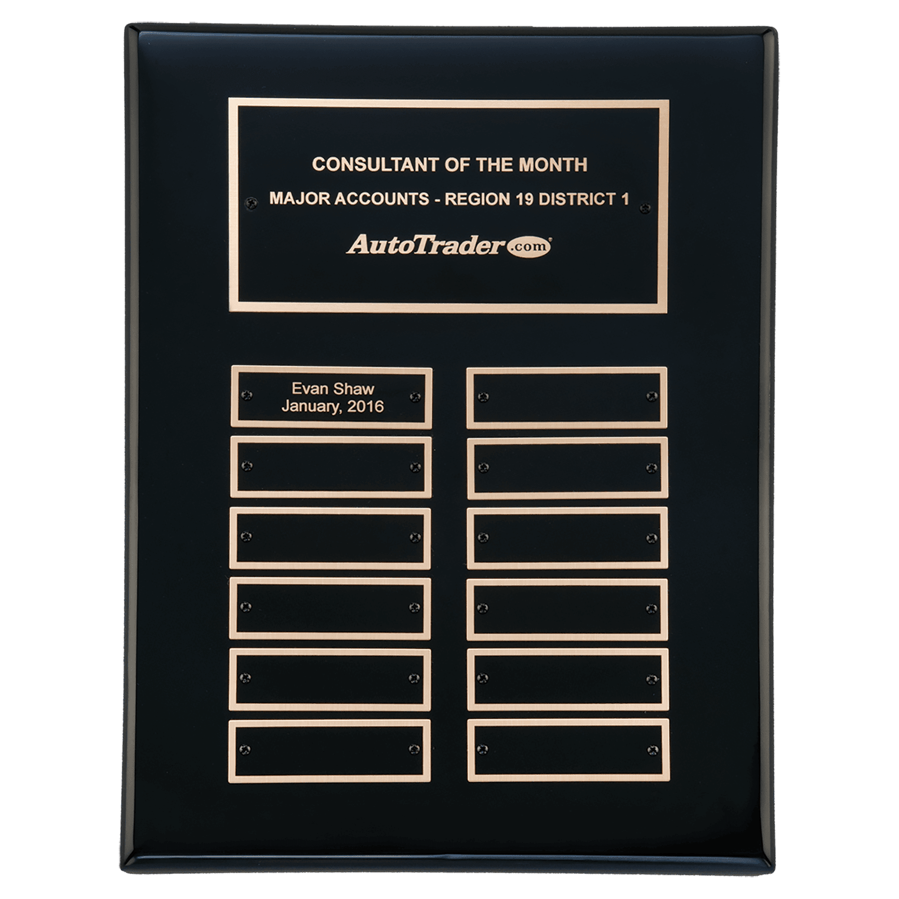 Personalized High Gloss Perpetual Plaque