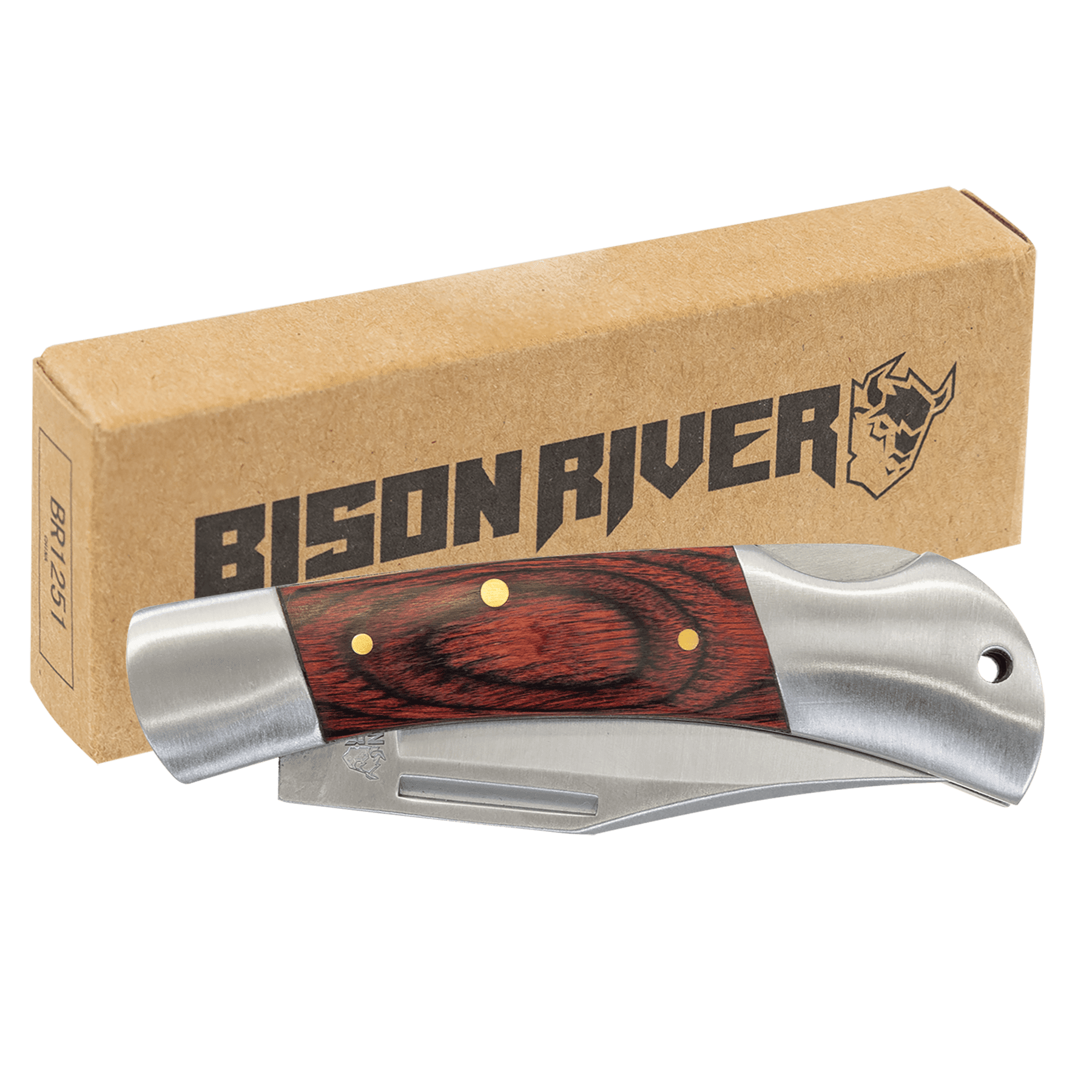 Personalized Bison River Classic Lockback Pocket Knife