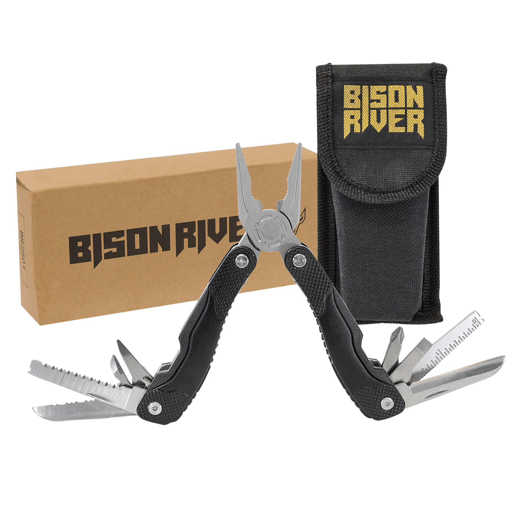 Personalized Bison River 13-Function Multi-Tool with Sheath
