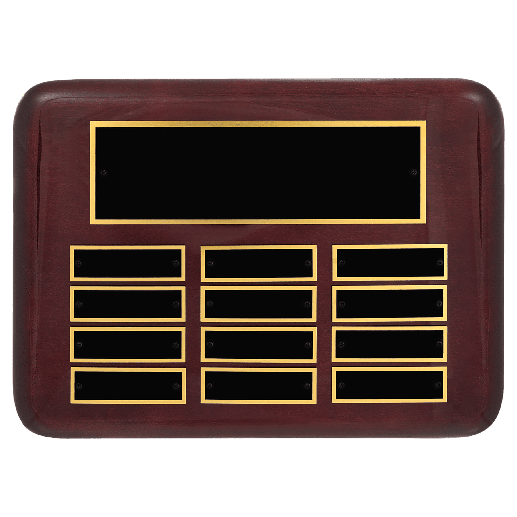 Personalized Rosewood Piano Finish Perpetual Plaque