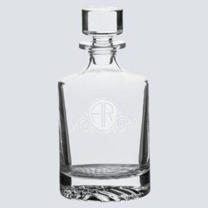 Personalized Whiskey Decanter - 850 mL Round Decanter