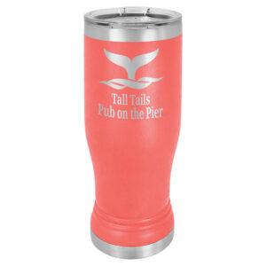 Personalized Polar Camel Insulated Pilsner - 14 oz., Coral