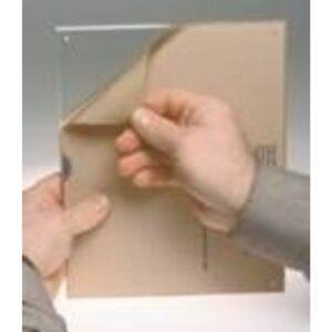 Plexiglass Plaque Covers, Easels and Slide-In Frames (Packs) - 3 1/2" x 5" x 1/8" Clear Premium Plexiglass
