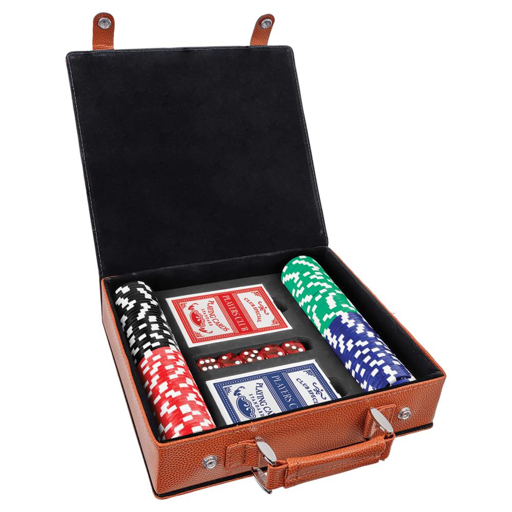 Personalized Poker Chip Set, 100 Chips - Basketball