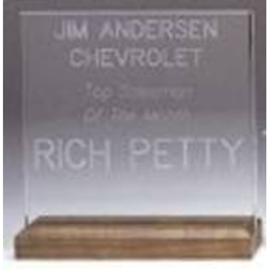 Pop-In Acrylics, Clear Acrylic Shapes and Bases, Blank - 4" x 4" Clear Square Acrylic (Base not included)