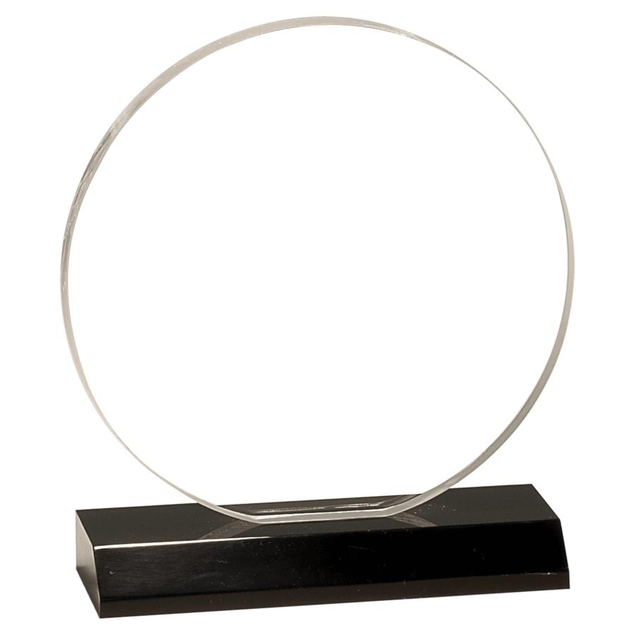 Pop-In Acrylics, Clear Acrylic Shapes and Bases, Blank - 5" Clear Circle Acrylic (Base not included)