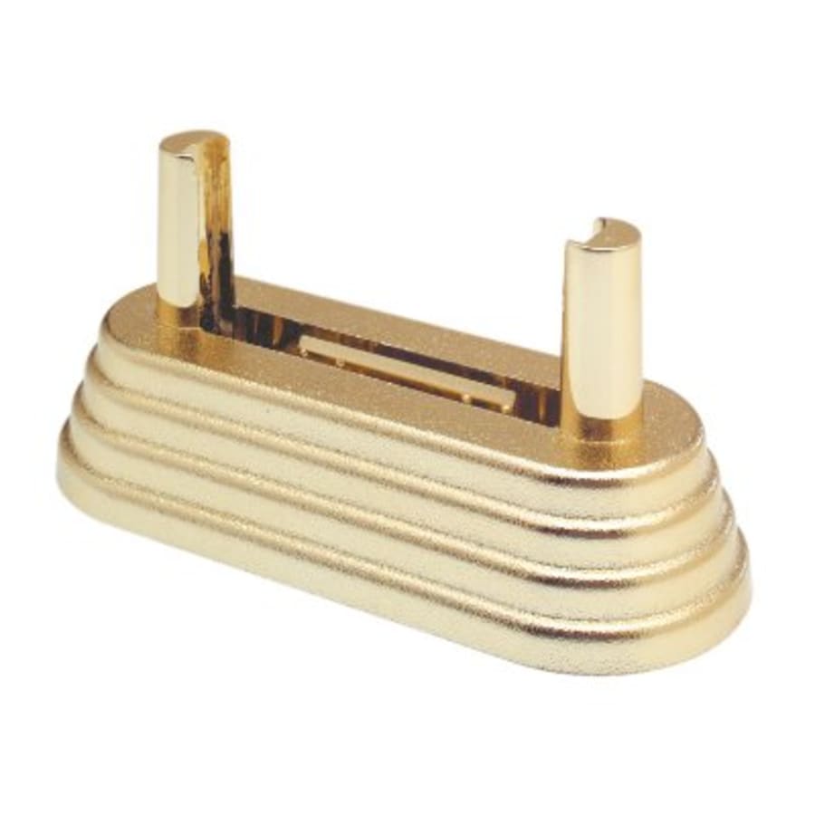Pop-In Acrylics, Clear Acrylic Shapes and Bases, Blank - Gold Weighted Pedestal Base for Pop-In Acrylic