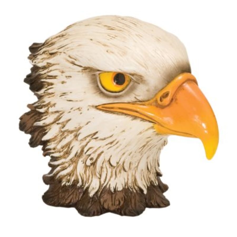 Premium Trophy Toppers: Eagles, Metal Figures and Trims (Single or 5) - 4" Color Eagle Head Resin
