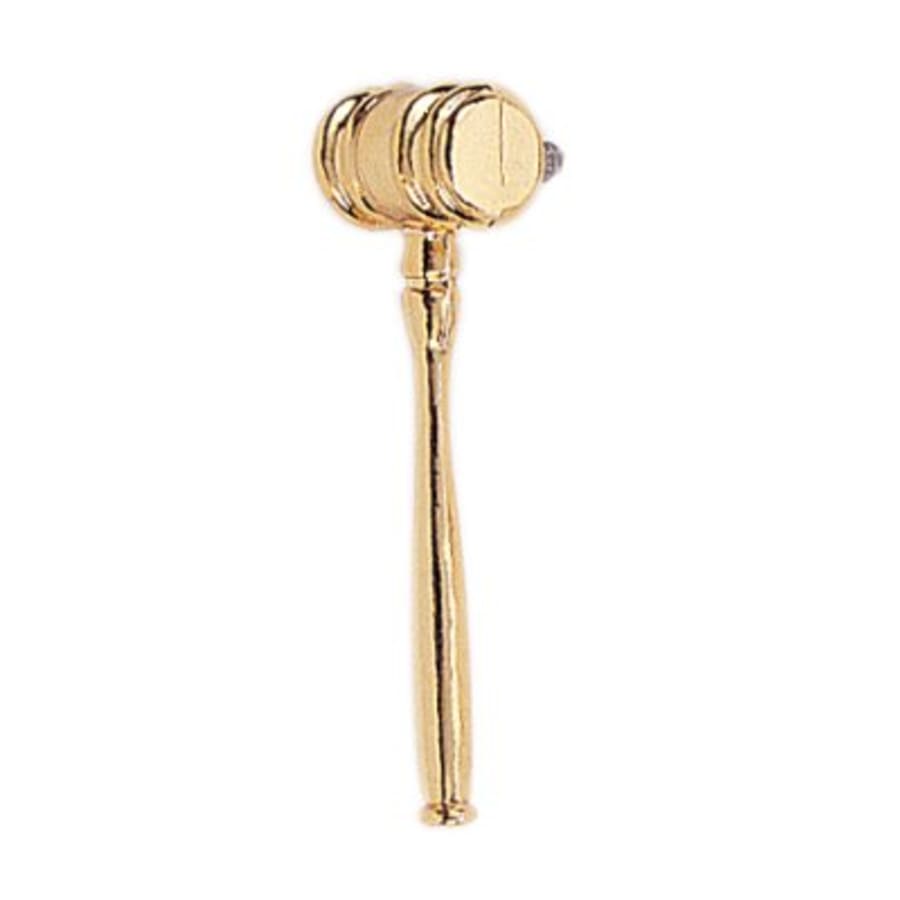 Premium Trophy Toppers: Eagles, Metal Figures and Trims (Single or 5) - 4" Gold Metal Gavel