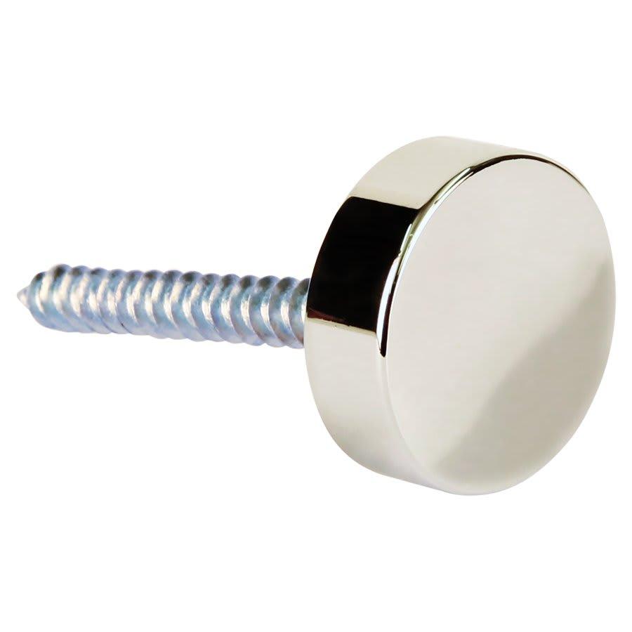 Sign Stand-Offs: Kota Pro Aluminum, Screw Cap and Multi-Layer (Sets of 4 or 12) - .47" Screw Cap, Polished Chrome