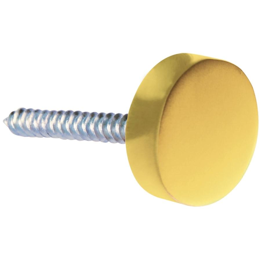 Sign Stand-Offs: Kota Pro Aluminum, Screw Cap and Multi-Layer (Sets of 4 or 12) - .47" Screw Cap, Satin Gold