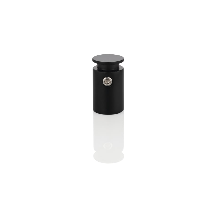Sign Stand-Offs: Kota Pro Aluminum, Screw Cap and Multi-Layer (Sets of 4 or 12) - .51" x .83" Low Profile Tamper-Resistant, Black