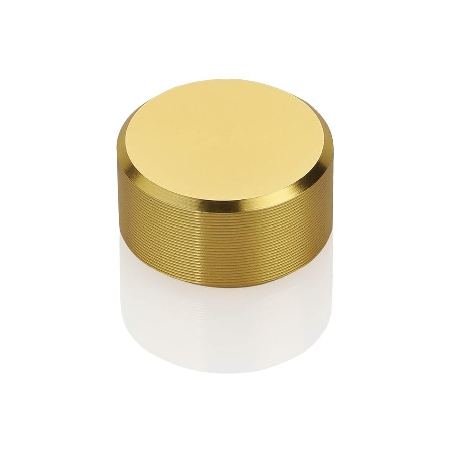 Sign Stand-Offs: Kota Pro Aluminum, Screw Cap and Multi-Layer (Sets of 4 or 12) - .63" Screw Cap, Satin Gold (Economy)