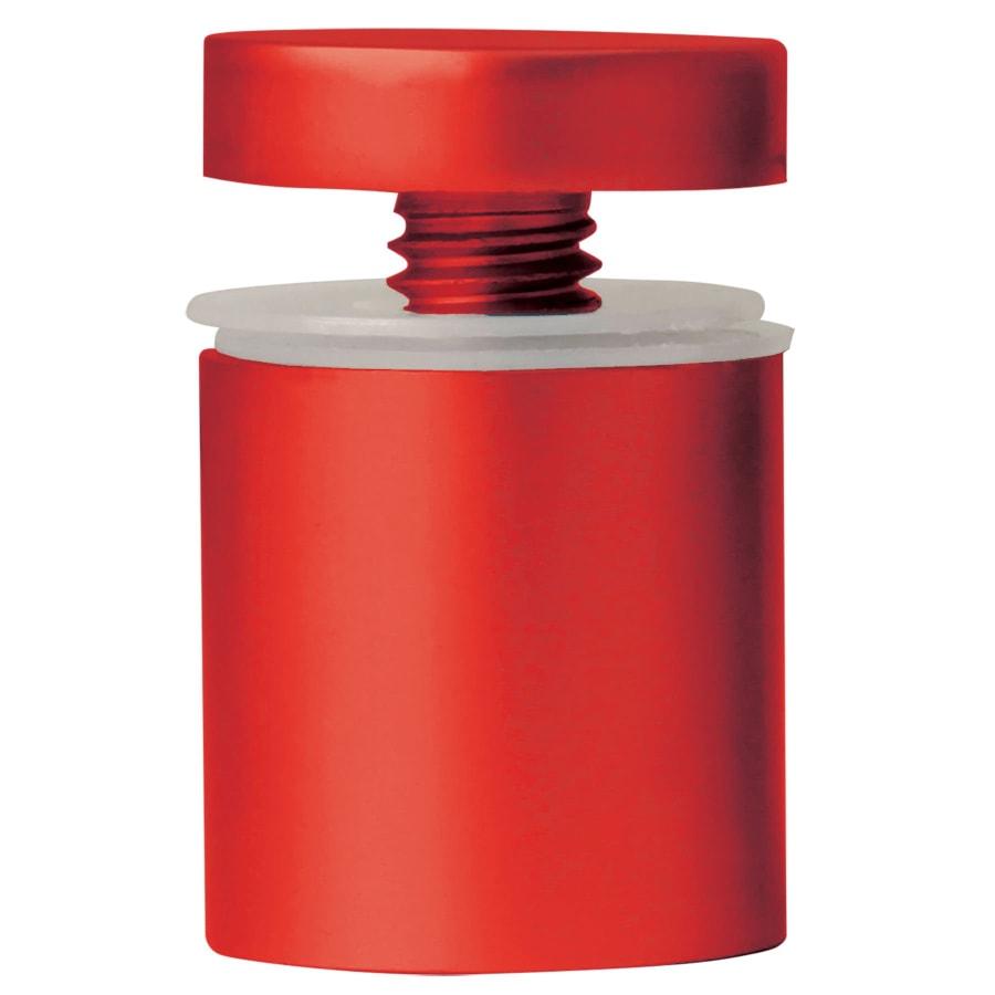 Sign Stand-Offs: Kota Pro Aluminum, Screw Cap and Multi-Layer (Sets of 4 or 12) - .75" x .75" Red