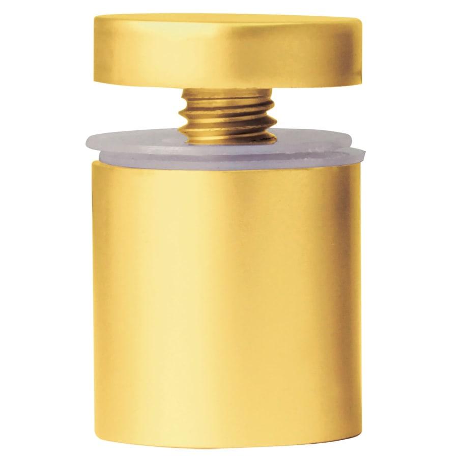 Sign Stand-Offs: Kota Pro Aluminum, Screw Cap and Multi-Layer (Sets of 4 or 12) - .98" x .98" Satin Gold