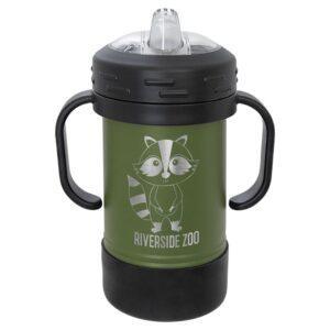 Personalized Polar Camel Sippy Cup - Olive Green
