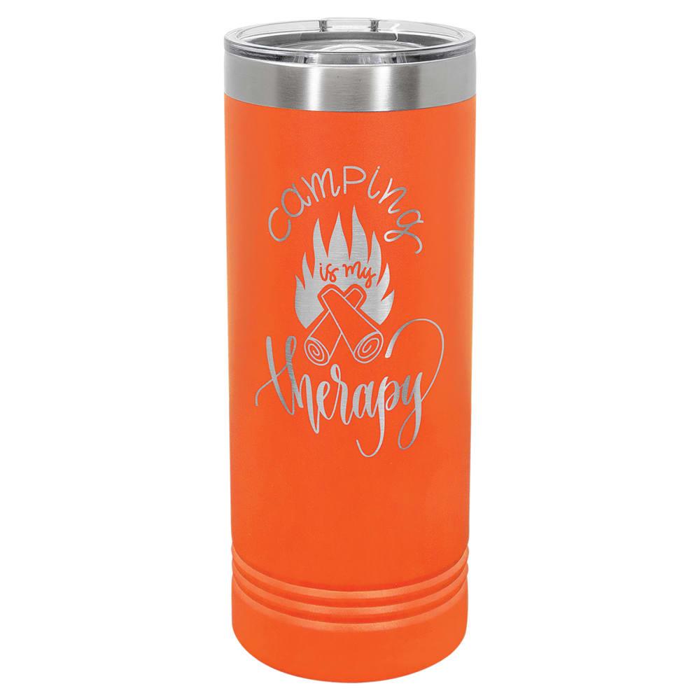 Personalized Polar Camel 22 oz. Skinny Tumbler - Orange