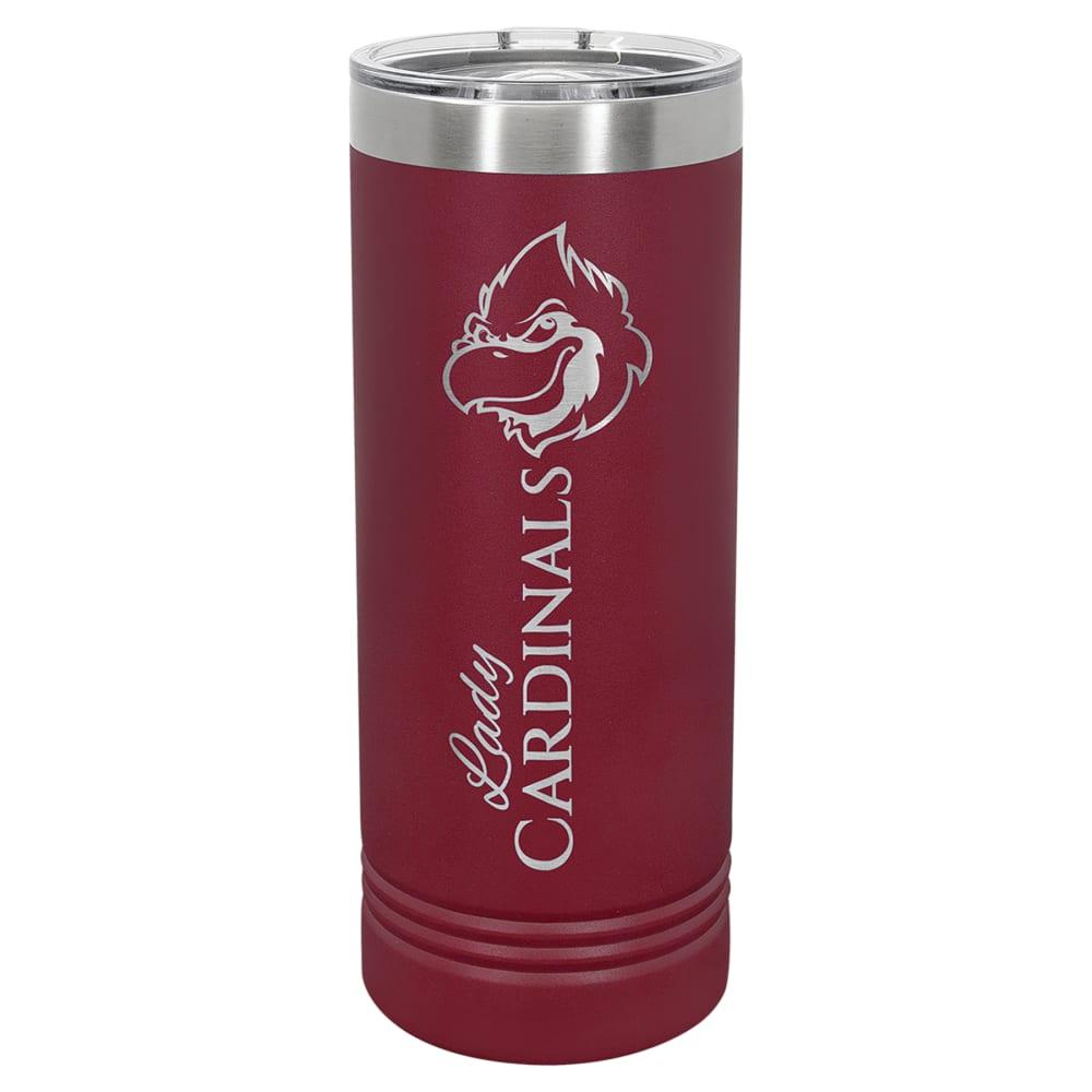 Personalized Polar Camel 22 oz. Skinny Tumbler - Maroon