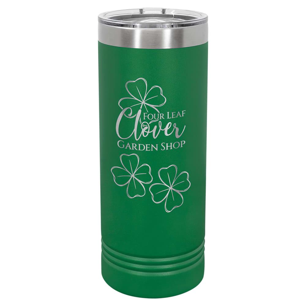 Personalized Polar Camel 22 oz. Skinny Tumbler - Green