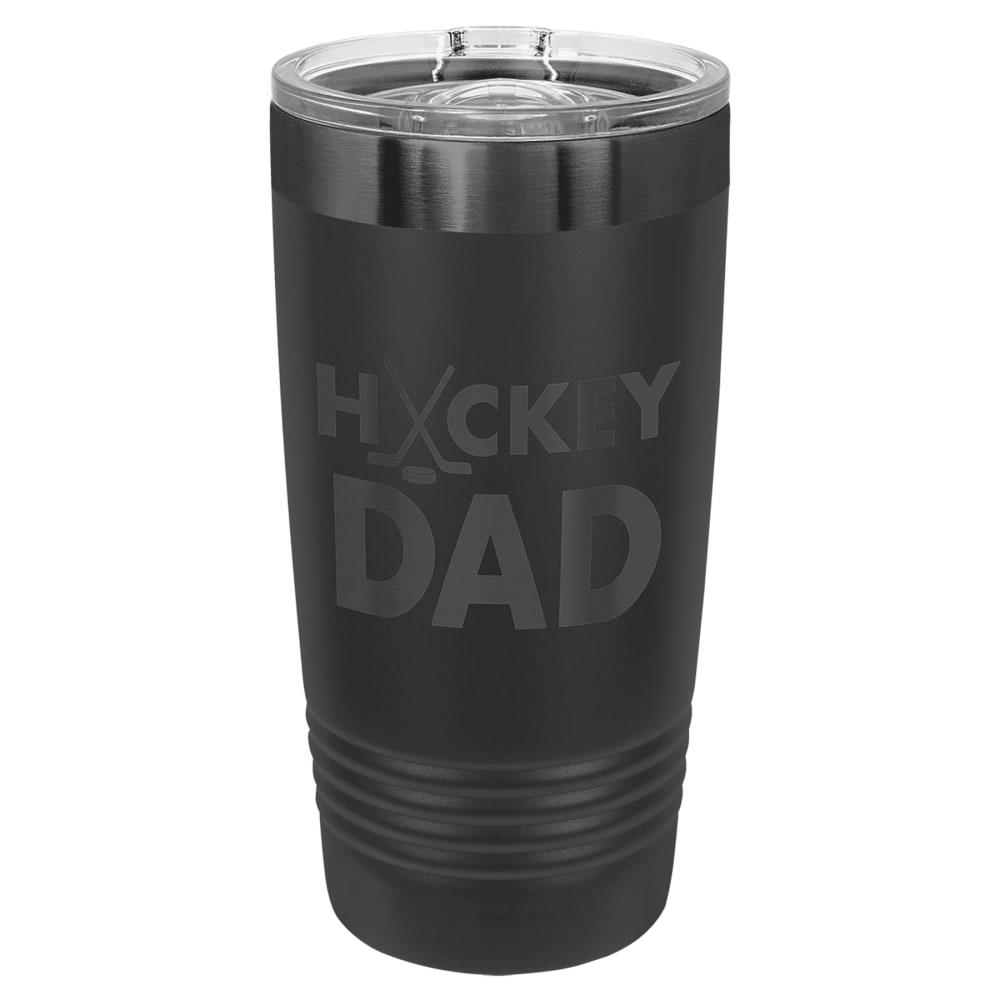 Personalized Polar Camel Tumbler with Slider Lid - 20 oz., Black / Ghost Black