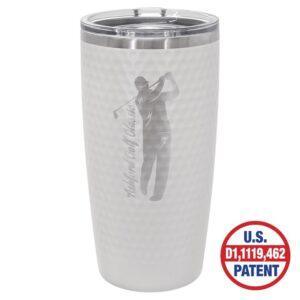 Personalized Polar Camel Golf & Sports Ball Tumbler - Golf Ball, White (Full Dimples)