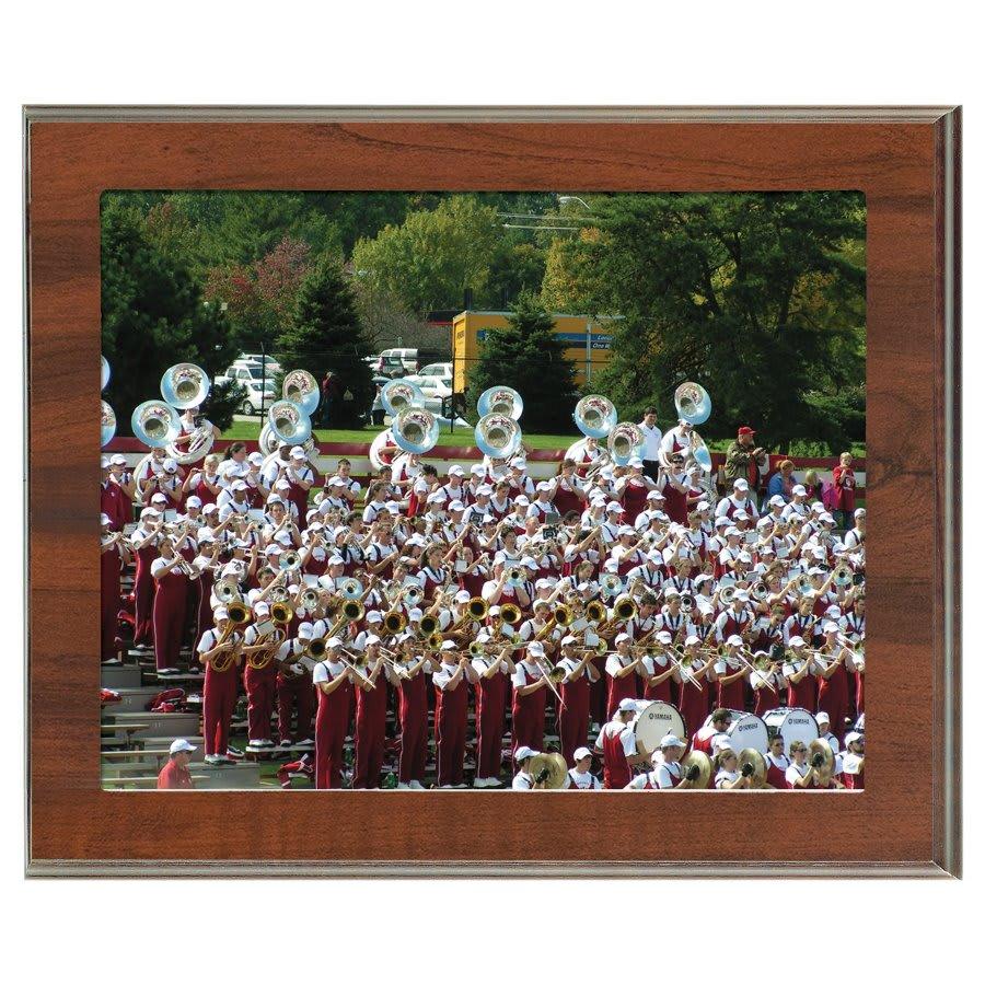 Standup Plaques, Slide-In Frame Plaques and Post Set Bases - 12" x 10" Value Cherry Finish Slide-In Frame Plaque 10" x 8" Window