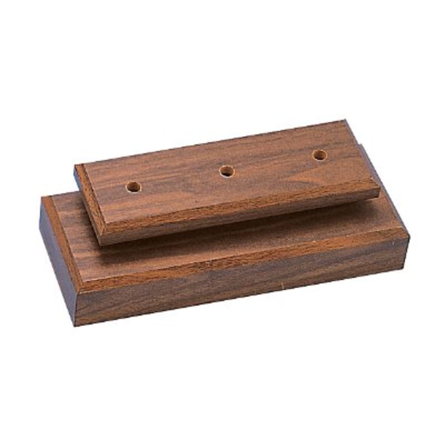 Standup Plaques, Slide-In Frame Plaques and Post Set Bases - 3 1/2" x 10" x 1 1/2" Cherry Finish Base & Lid Set