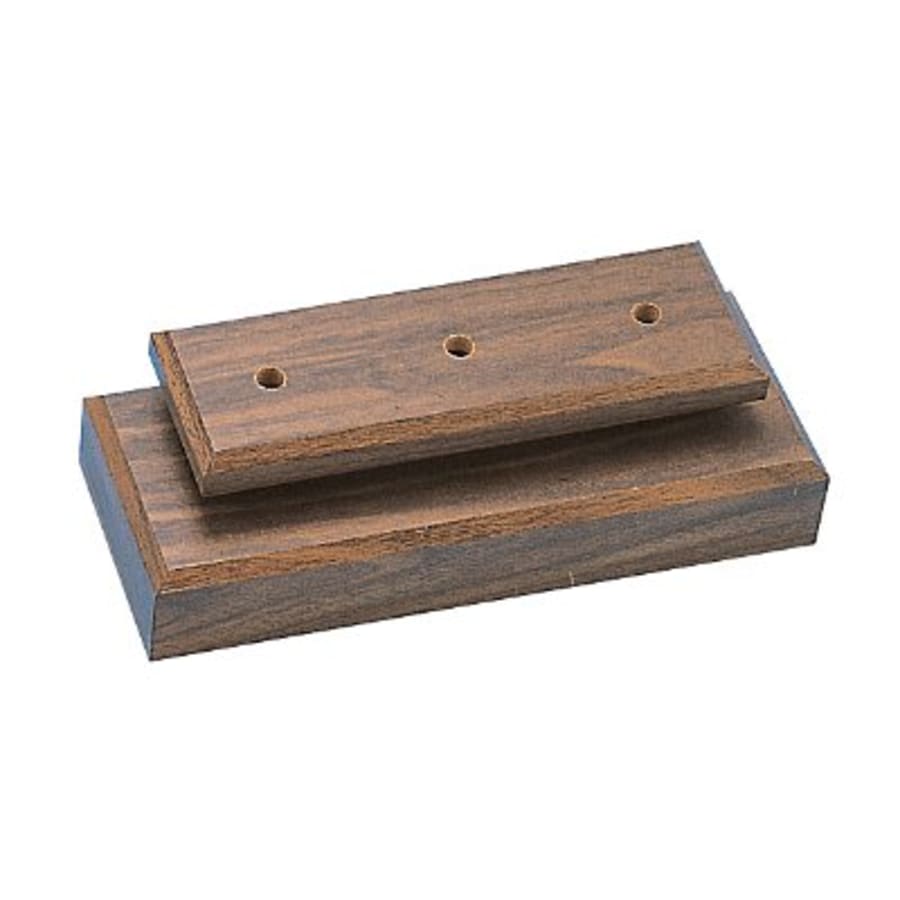 Standup Plaques, Slide-In Frame Plaques and Post Set Bases - 3 1/2" x 10" x 1 1/2" Walnut Finish Base & Lid Set