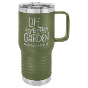 Personalized Polar Camel Travel Mug, 20 oz. - Olive Green