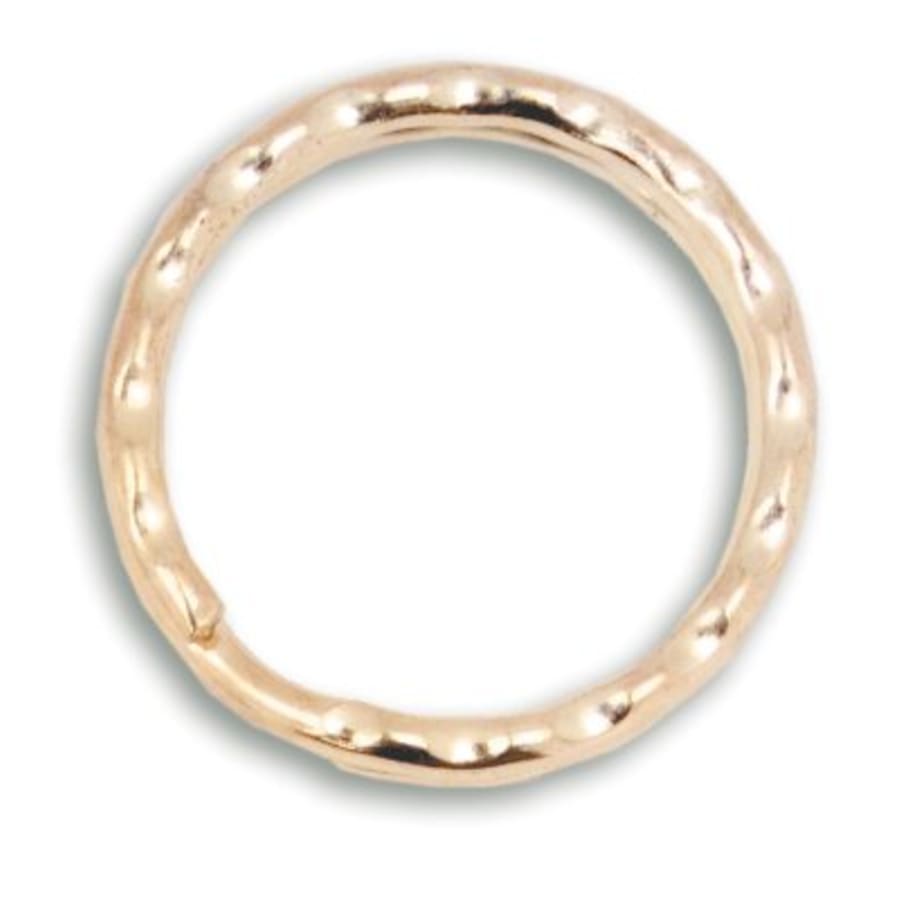 Trophy Hardware and Column Lids: Nuts, Ferrules, Couplers, Rings (Packs) - 1 1/8" Gold Split Key Ring