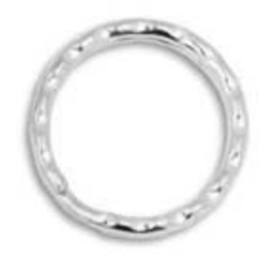 Trophy Hardware and Column Lids: Nuts, Ferrules, Couplers, Rings (Packs) - 1 1/8" Silver Split Key Ring