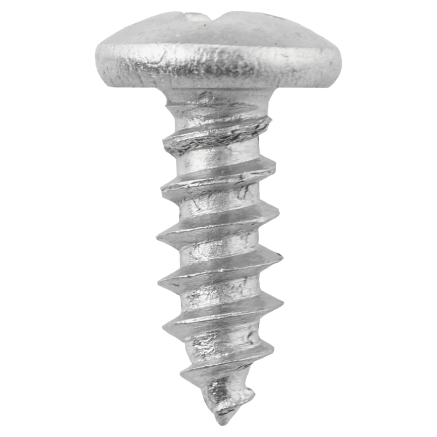 Trophy Hardware and Column Lids: Nuts, Ferrules, Couplers, Rings (Packs) - 3/8" Silver Plaque Hanger Screw
