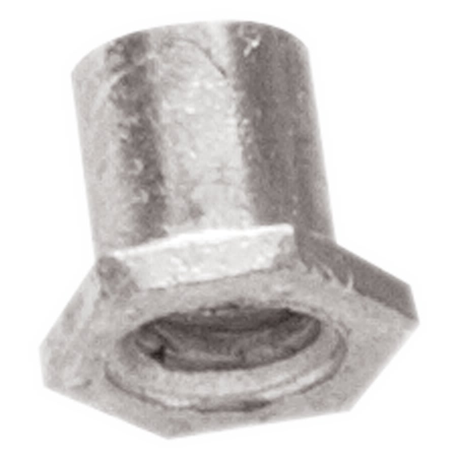 Trophy Hardware and Column Lids: Nuts, Ferrules, Couplers, Rings (Packs) - 3/8" Steel Hex Ferrule